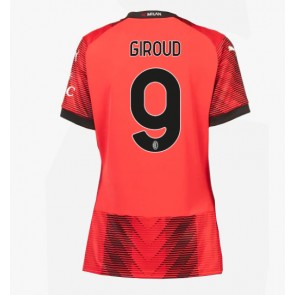AC Milan Olivier Giroud #9 Dámské Domácí Dres 2023-24 Krátký Rukáv